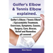 Golfer's Elbow & Tennis Elbow Explained. Golfer's Elbow / Tennis Elbow / Epicondylitis Treatment, Exercises, Symptoms, Causes, Surgery, Cure, Braces,