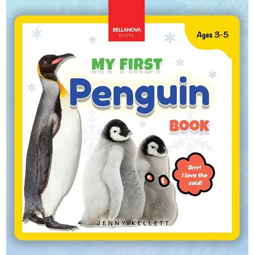 My First Penguin Book: Activities and Fun Facts About Penguins for Kids 3-5 - Hardcover