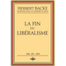 La fin du libéralisme