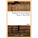 Rapport Du Jury Central. Tome 1