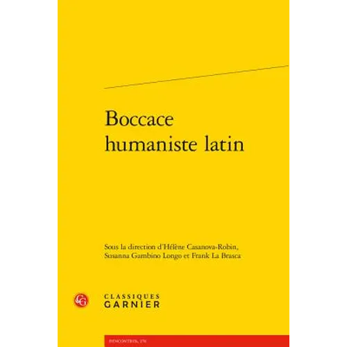 Boccace Humaniste Latin