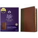 NKJV Life Application Study Bible, Third Edition, Large Print (Leatherlike, Brown/Mahogany, Indexed, Red Letter)