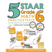5 STAAR Grade 6 Math Practice Tests: Extra Practice to Help Achieve an Excellent Score