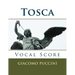 Tosca - vocal score (Italian and English): Ricordi edition