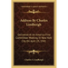 Address by Charles Lindbergh: Delivered at an America First Committee Meeting in New York City on April 23, 1941