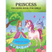 Princess coloring book for girls: 50 unique designs for girls age(4-12), creative and funny coloring book