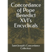 Concordance of Pope Benedict XVI's Encyclicals