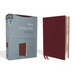 NIV, Thinline Bible, Bonded Leather, Burgundy, Red Letter Edition