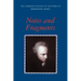 Notes and Fragments