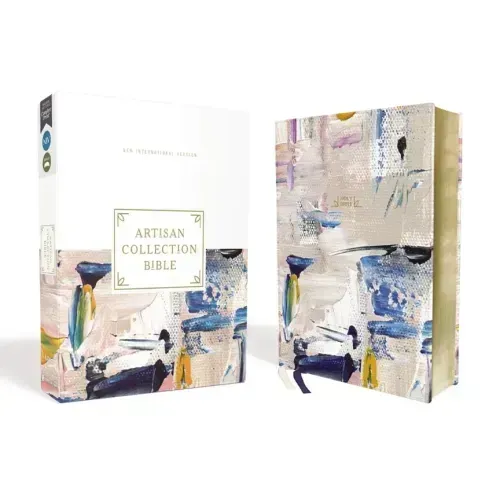 Niv, Artisan Collection Bible, Leathersoft, Multi-Color/Blue, Red Letter, Comfort Print