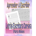 Aprender A Escribir Letras Escritura Cursiva Para Niños: Ejercicios Para Escribir El Alfabeto libro de trabajo preescolar Español, Grado 1.2.3 nivel 1