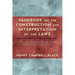 Handbook on the Construction and Interpretation of the Law