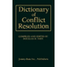 Dictionary of Conflict Resolution