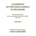 A Harmony of the Four Gospels in Delaware; The translation by Ira D. Blanchard and James Conner (1837-1839) Volume I