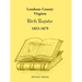 Loudoun County, Virginia Birth Register 1853-1879