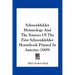 Schwenkfelder Hymnology and the Sources of the First Schwenkfelder Hymnbook Printed in America (1909)