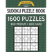 Sudoku Puzzle Book, 1,600 Puzzles, 800 MEDIUM and 800 HARD: Improve Your Game With This Two Level BARGAIN SIZE Book