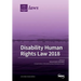 Disability Human Rights Law 2018