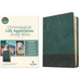 NLT Chronological Life Application Study Bible, Second Edition (Leatherlike, Palm Forest Teal)