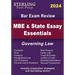 MBE and State Essay Essentials: Governing Law for Bar Exam Prep
