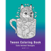 Tween Coloring Book: Cute Animal Designs: Colouring Pages For Boys & Girls of All Ages, Preteens, Intricate Zentangle Drawings For Stress Relief, Ages