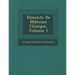 El Ments de M Decine Clinique, Volume 1