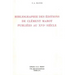 Bibliographie Des Editions de Clement Marot Publiees Au Xvie Siecle