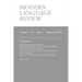 Modern Language Review (119.1) January 2024