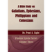 A Bible Study on Galatians Through Colossians