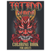 Tattoo Demon Coloring Book for Adults: Tattoo Adult Coloring Book, Beautiful and Awesome Tattoo Coloring Pages Such As Adult to Get Stress Relieving a