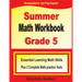 Summer Math Workbook Grade 5: Essential Summer Learning Math Skills plus Two Complete Common Core Math Practice Tests