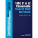 TABE 11 and 12 Consumable Student Math Workbook for Level A