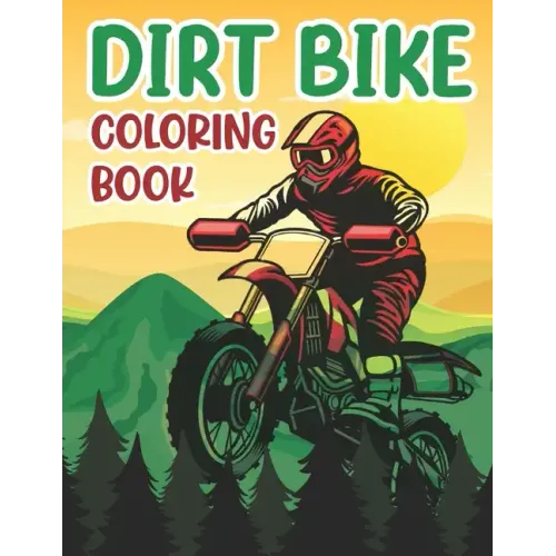 Dirt Bike Coloring Book