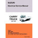 SUZUKI CARRY DA63T Electrical Service Manual & Diagrams