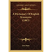 A Dictionary of English Synonyms (1845)