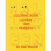 Halloween Coloring Book Letters and Numbers
