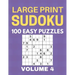 Large Print Sudoku - 100 Easy Puzzles - Volume 4 - One Puzzle Per Page - Puzzle Book for Adults