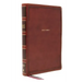 Nkjv, Thinline Bible, Giant Print, Leathersoft, Brown, Red Letter Edition, Comfort Print: Holy Bible, New King James Version