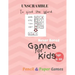 UnScramble To Find the word Games for Kids: Age 6-10: NEVER BORED Paper & Pencil Games -- Kids Activity Book, Blue - Find the Words - Fun Activities f