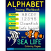 Alphabet Tracing Workbook with Sea Life Coloring Pages - Alphabet - Numbers - Words - Sentences: Practice Handwriting Letters and Numbers in Standard