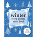 Winter word puzzle adult book.: Puzzle book for adults.