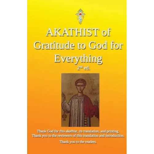 Akathist of Gratitude to God for Everything