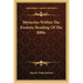 Mysteries Within the Esoteric Reading of the Bible