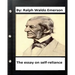 The essay on self-reliance. By: Ralph Waldo Emerson (Original Version )