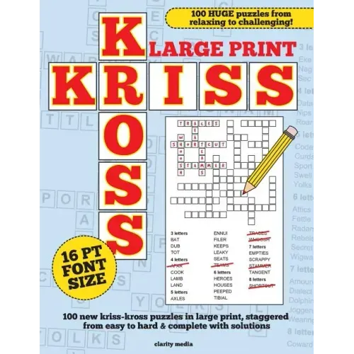 Large Print Kriss Kross Puzzles
