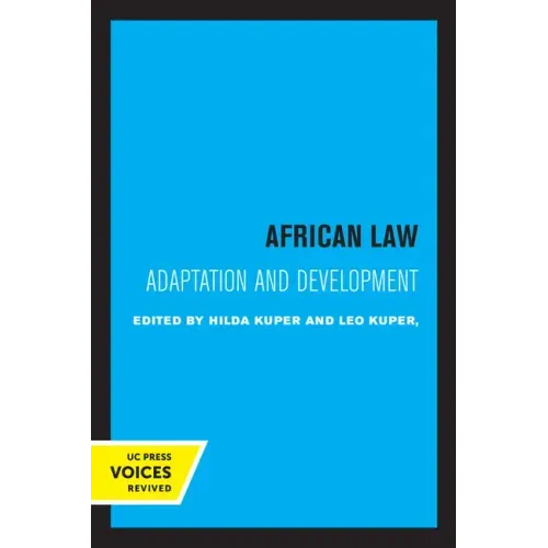 African Law: Adaptation and Development