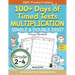 100+ Days of Timed Tests Multiplication, Single & Double Digit Practice Workbook, With and without Regrouping, Grades 2 - 4, Ages 6 - 9