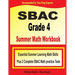 SBAC Grade 4 Summer Math Workbook: Essential Summer Learning Math Skills plus Two Complete SBAC Math Practice Tests