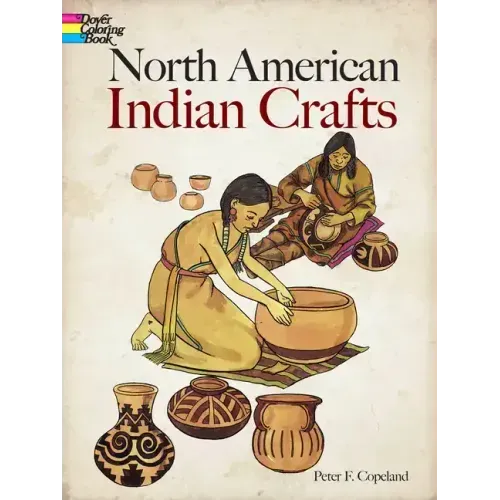 North American Indian Crafts Coloring Book