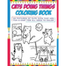 Cats Doing Things Coloring Book: 50 pictures of cute cats that are fun & easy for all ages to color